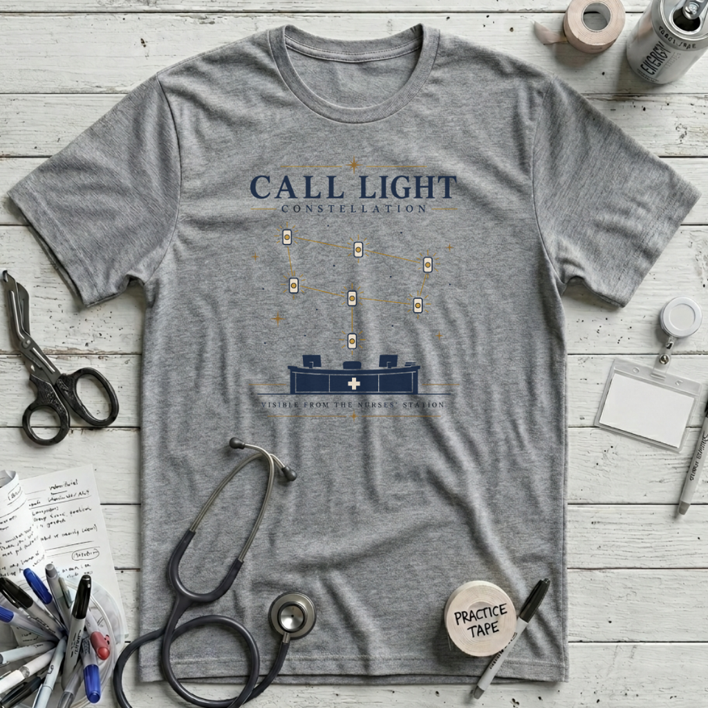 Call Light Constellation T-Shirt - Athletic Heather