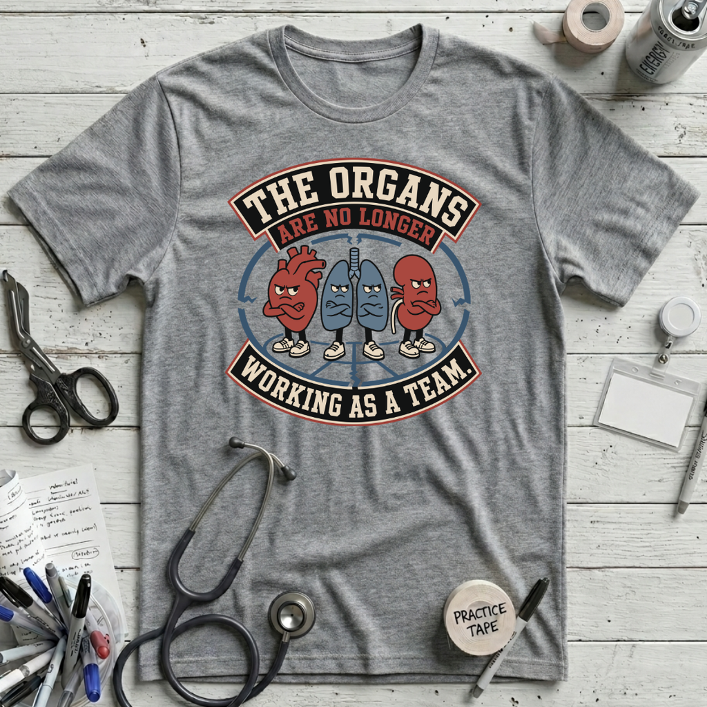 Organ Dysfunction T-Shirt - Athletic Heather
