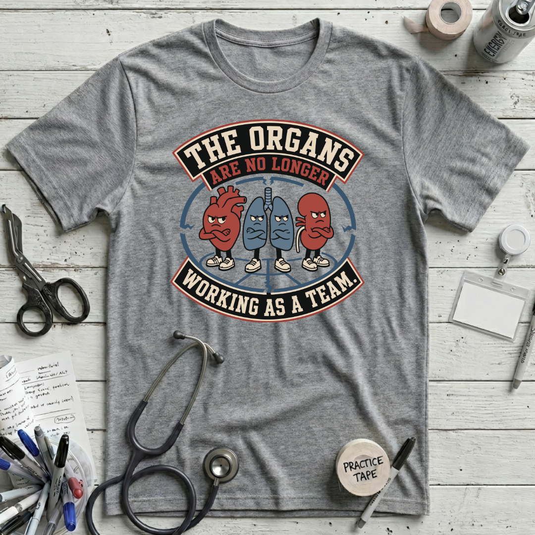 Organ Dysfunction T-Shirt - Athletic Heather