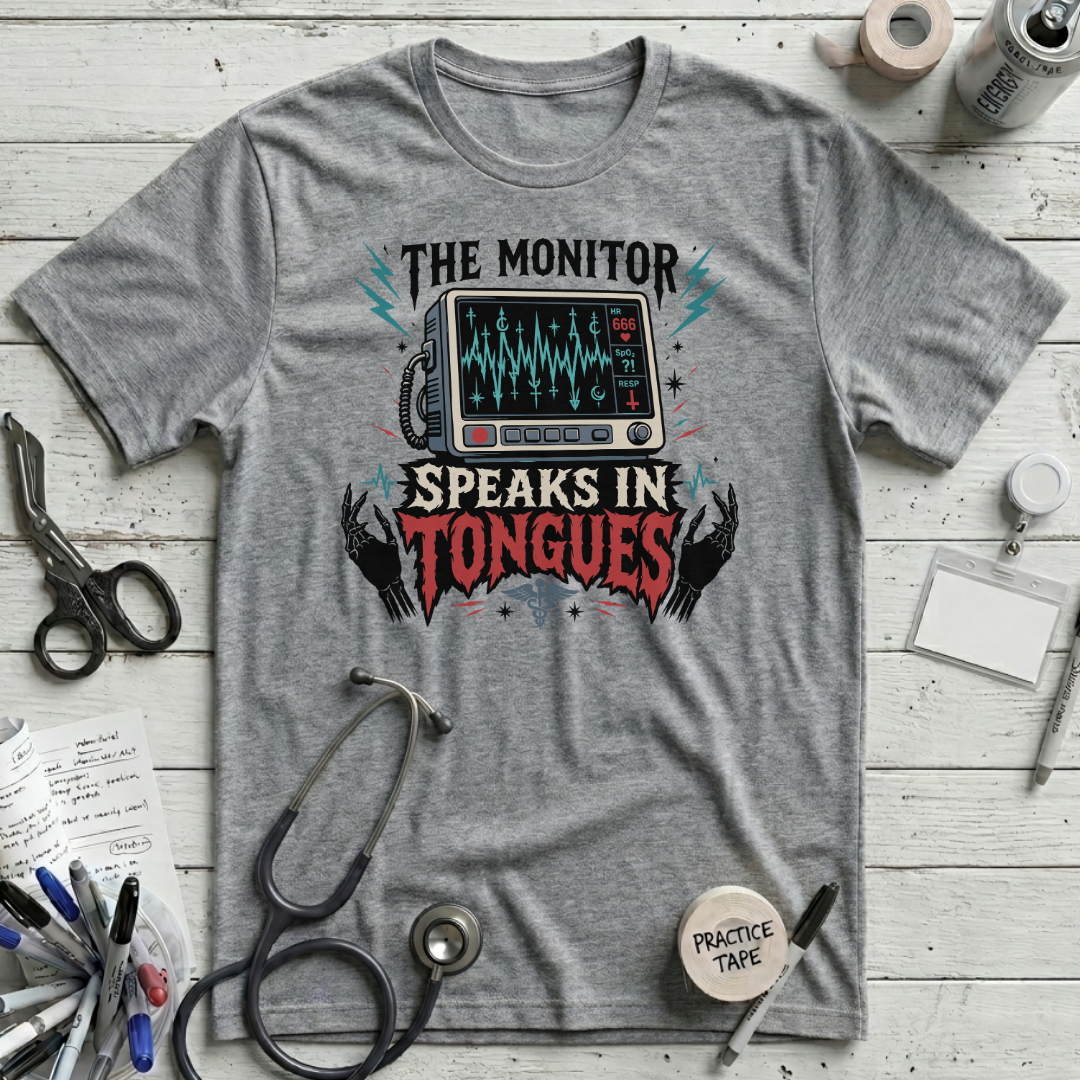Speaks in Tongues T-Shirt - Athletic Heather