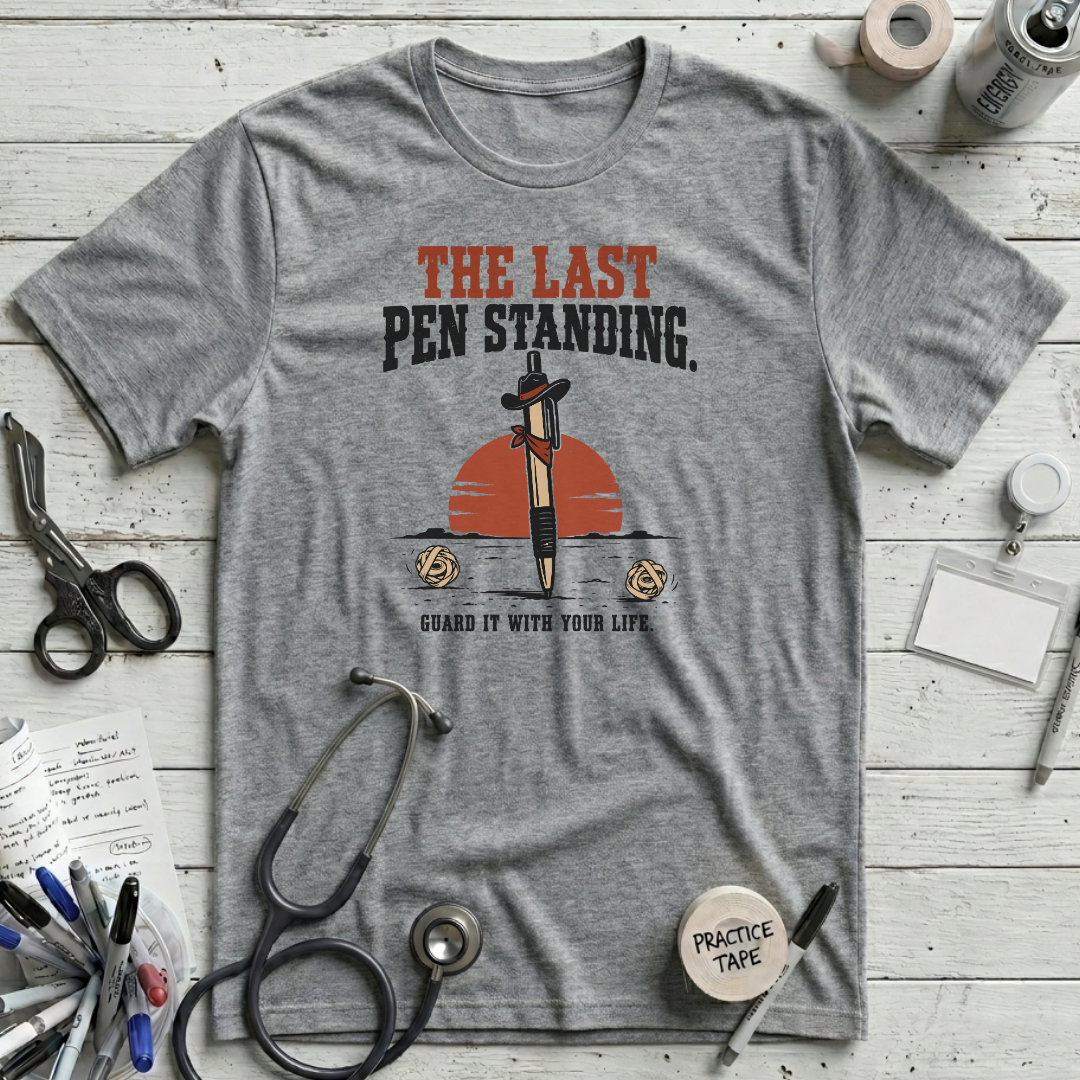 Last Pen Standing T-Shirt - Athletic Heather