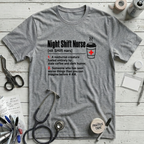 Night Shift Definition - Athletic Heather