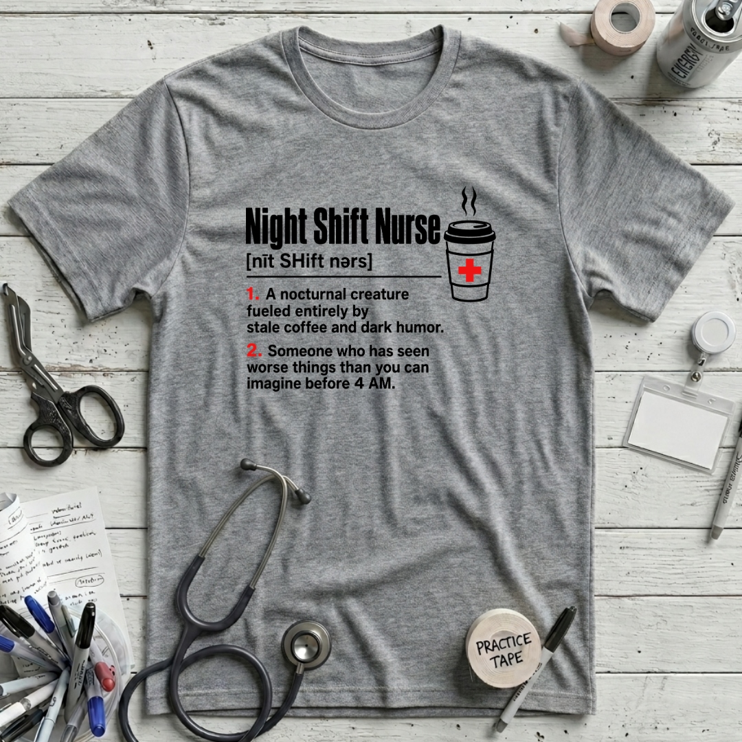 Night Shift Definition - Athletic Heather