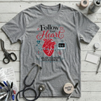 Follow Your Heart T-Shirt - Athletic Heather