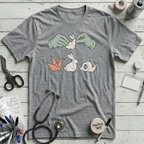 Nursing Origami T-Shirt - Athletic Heather