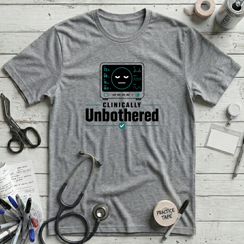Clinically Unbothered T-Shirt - Athletic Heather