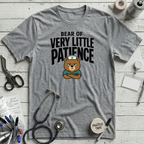 Bear Patience T-Shirt - Athletic Heather