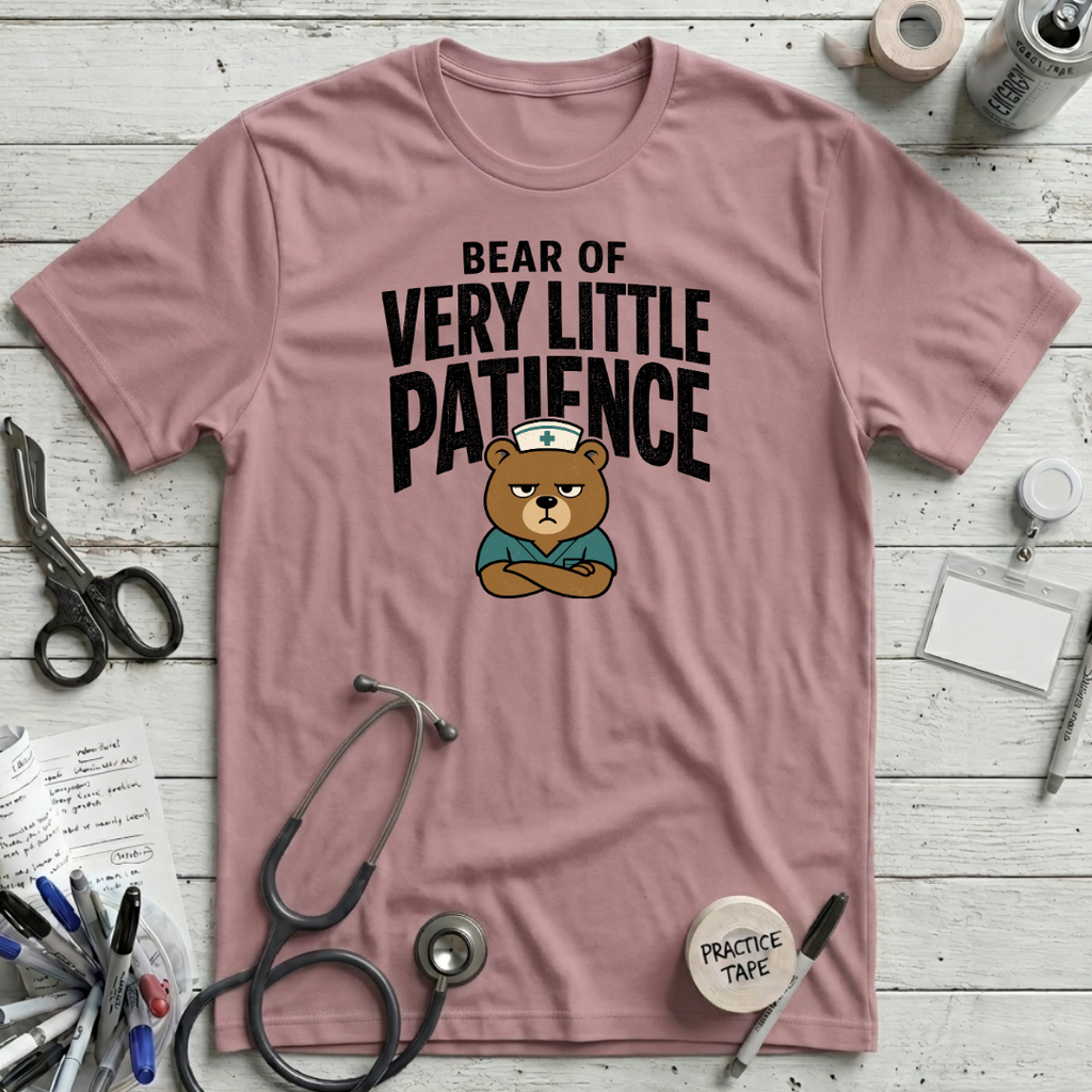 Bear Patience T-Shirt - Orchid