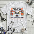 Bedside Logistics Map T-Shirt - White