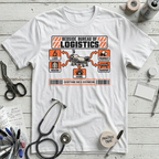 Bedside Logistics Map T-Shirt - White