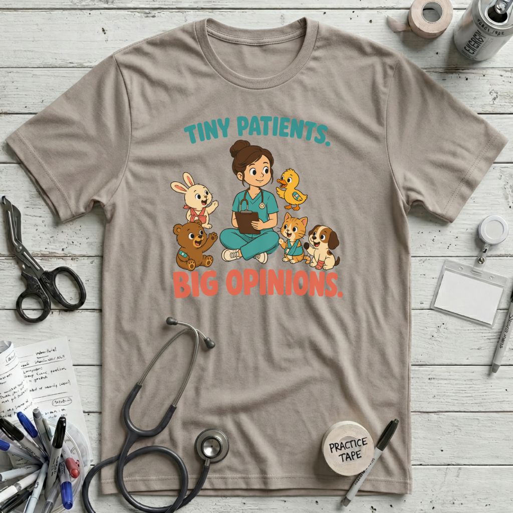 Big Opinions T-Shirt - Heather Dust