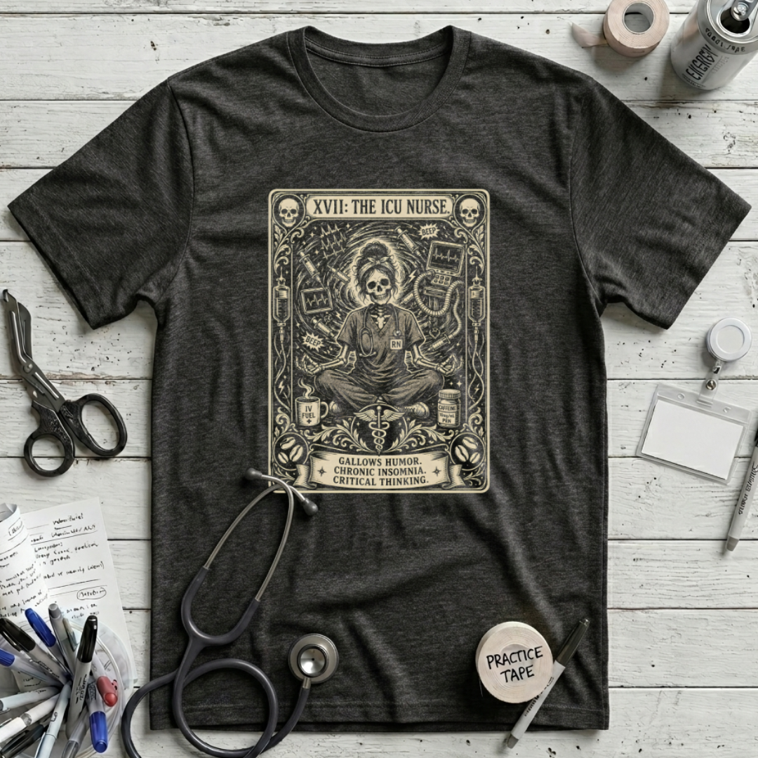 The ICU Nurse Card T-Shirt