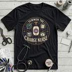 Summon Charge Nurse T-Shirt - Black