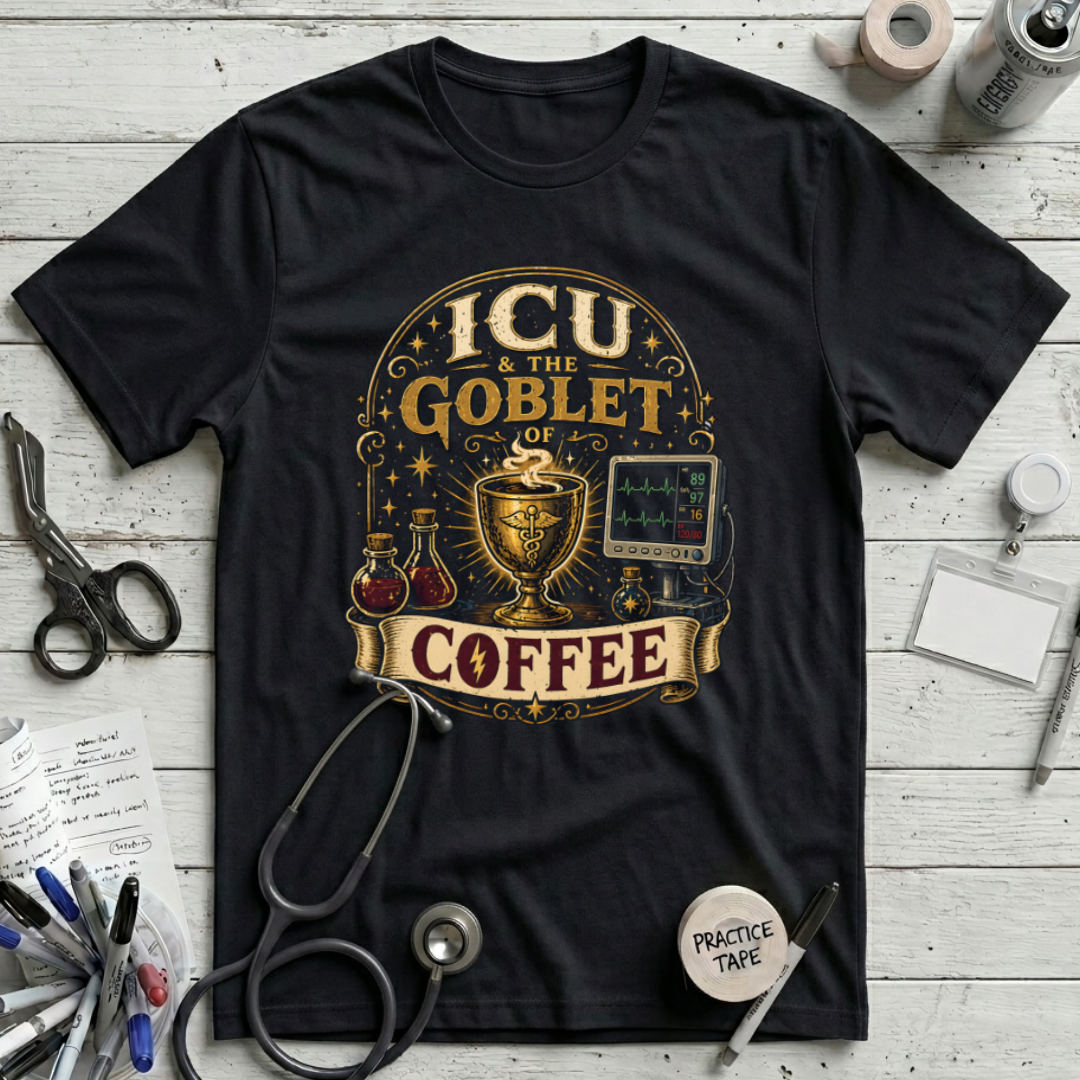 ICU & the Goblet of Coffee T-Shirt