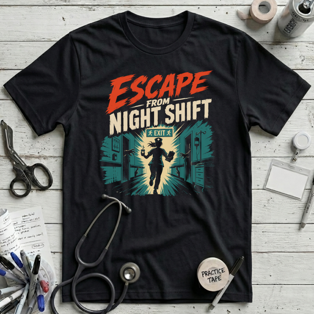Escape Night Shift T-Shirt - Black