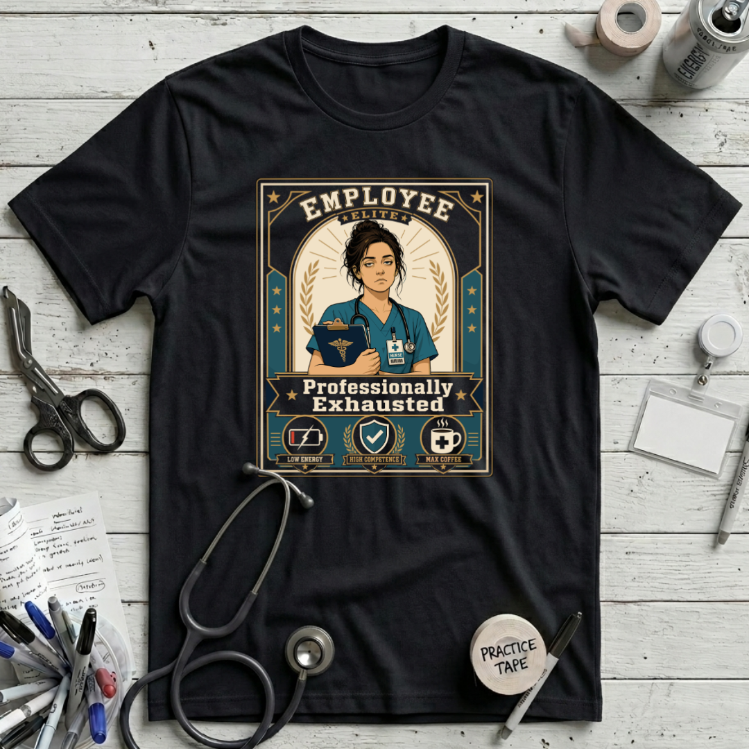 Professionally Exhausted - Black