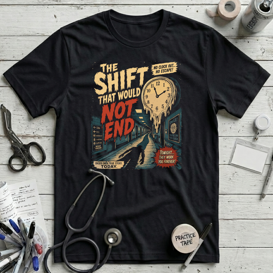 Shift Won't End T-Shirt - Black
