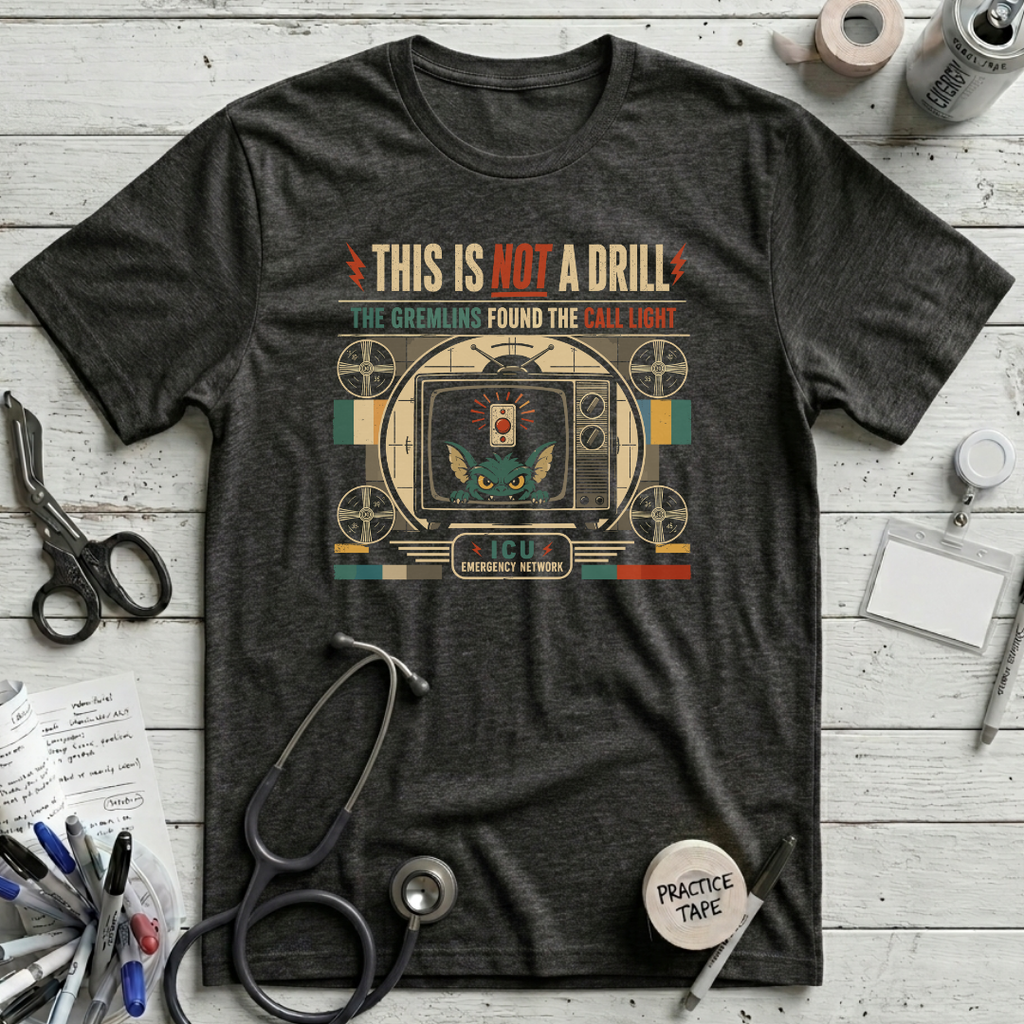 Not a Drill T-Shirt - Black Heather