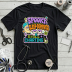 Spooky Sleep Deprived T-Shirt - Black
