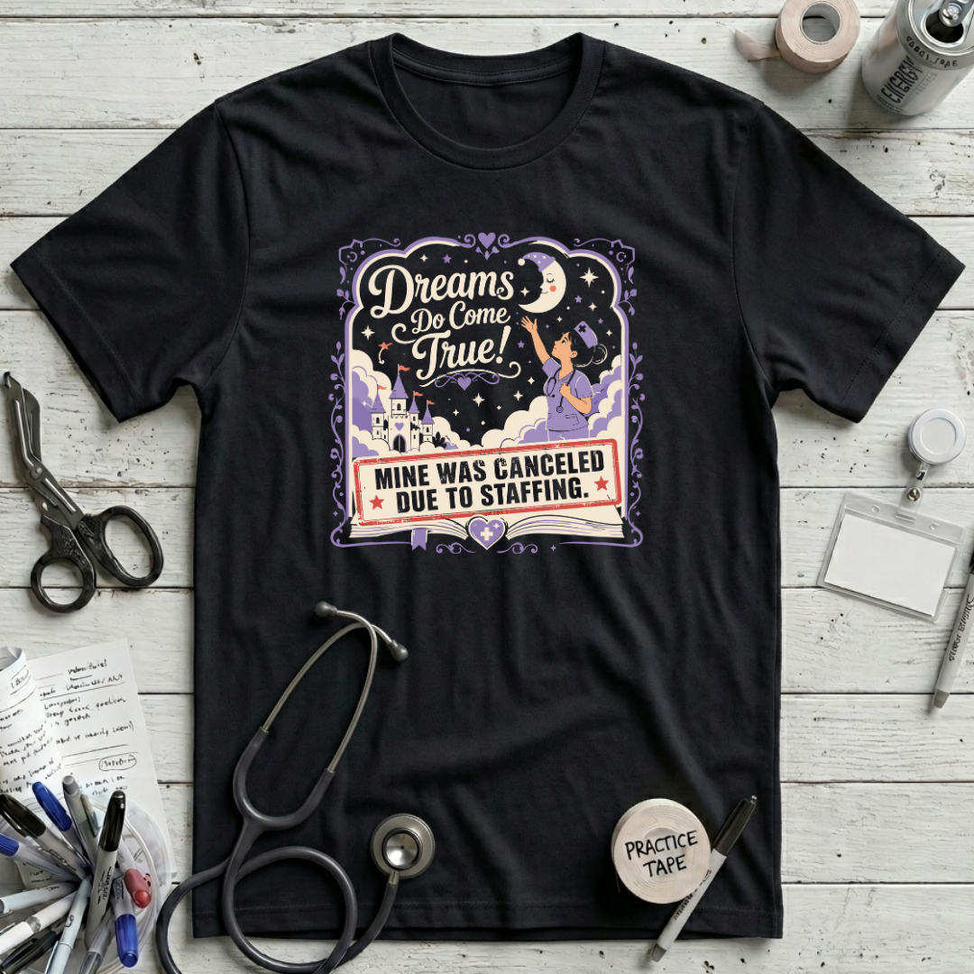 Dreams Do Come True T-Shirt - Black