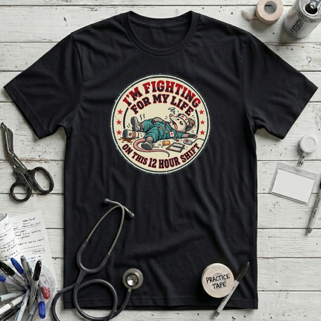 Exhausted Opossum T-Shirt