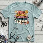 Burnout Distraction - Heather Ice Blue