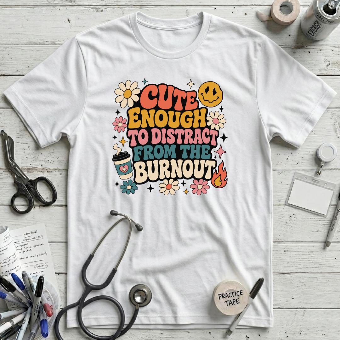 Burnout Distraction - White