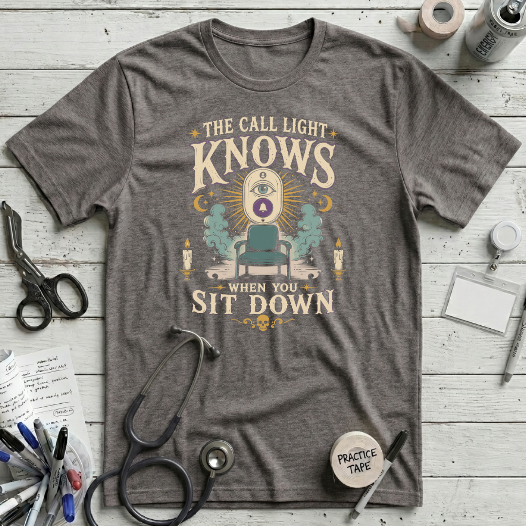 Call Light Knows T-Shirt - Dark Grey Heather