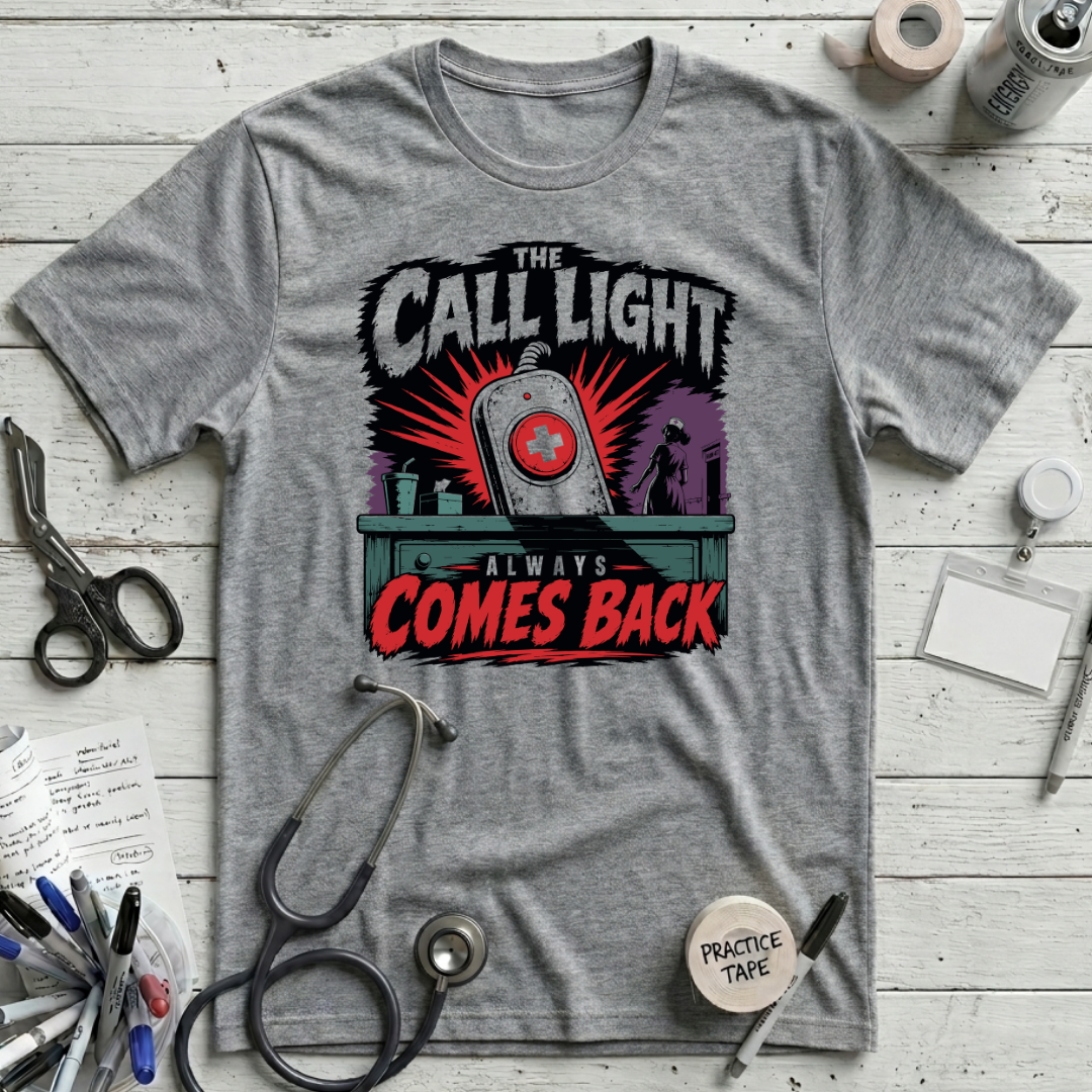 Call Light Returns T-Shirt - Athletic Heather