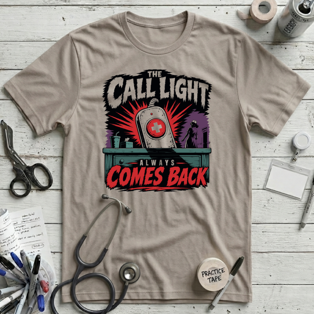 Call Light Returns T-Shirt - Heather Dust