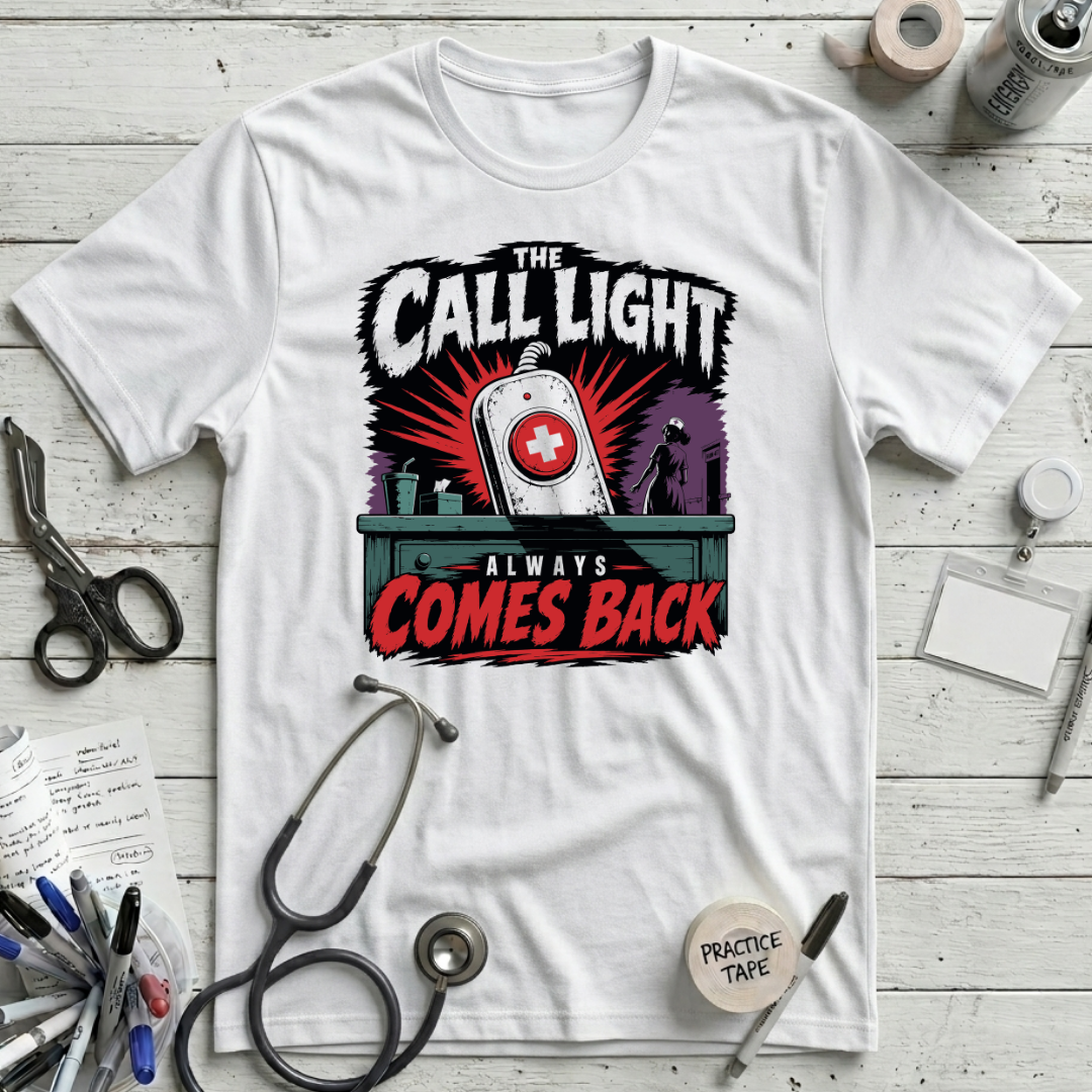 Call Light Returns T-Shirt - White