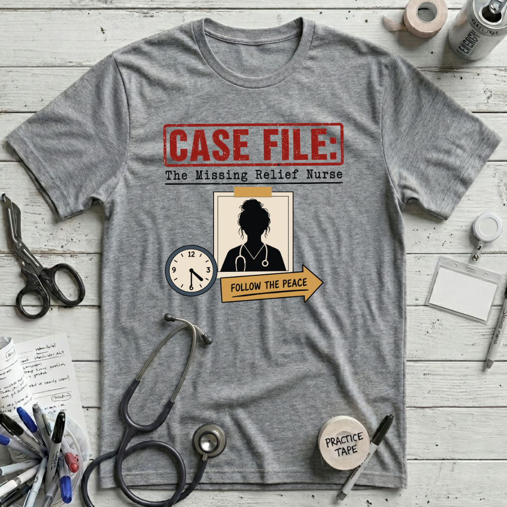 Case File T-Shirt - Athletic Heather
