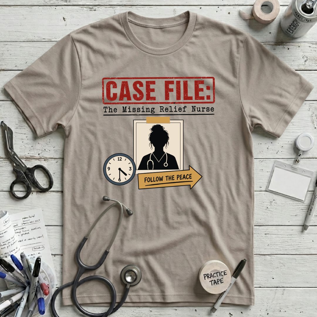 Case File T-Shirt - Heather Dust