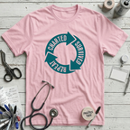 Charted Survived Repeat T-Shirt - Pink