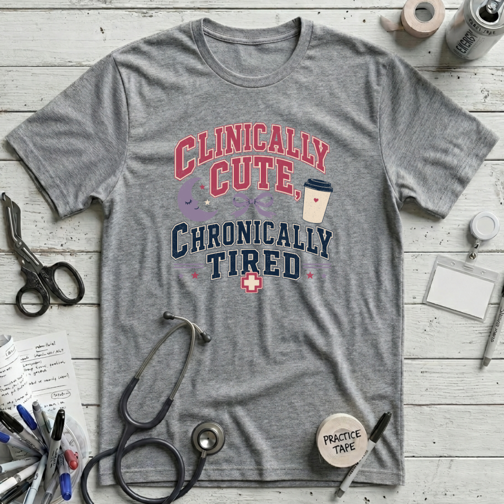 Chronically Tired T-Shirt - Athletic Heather