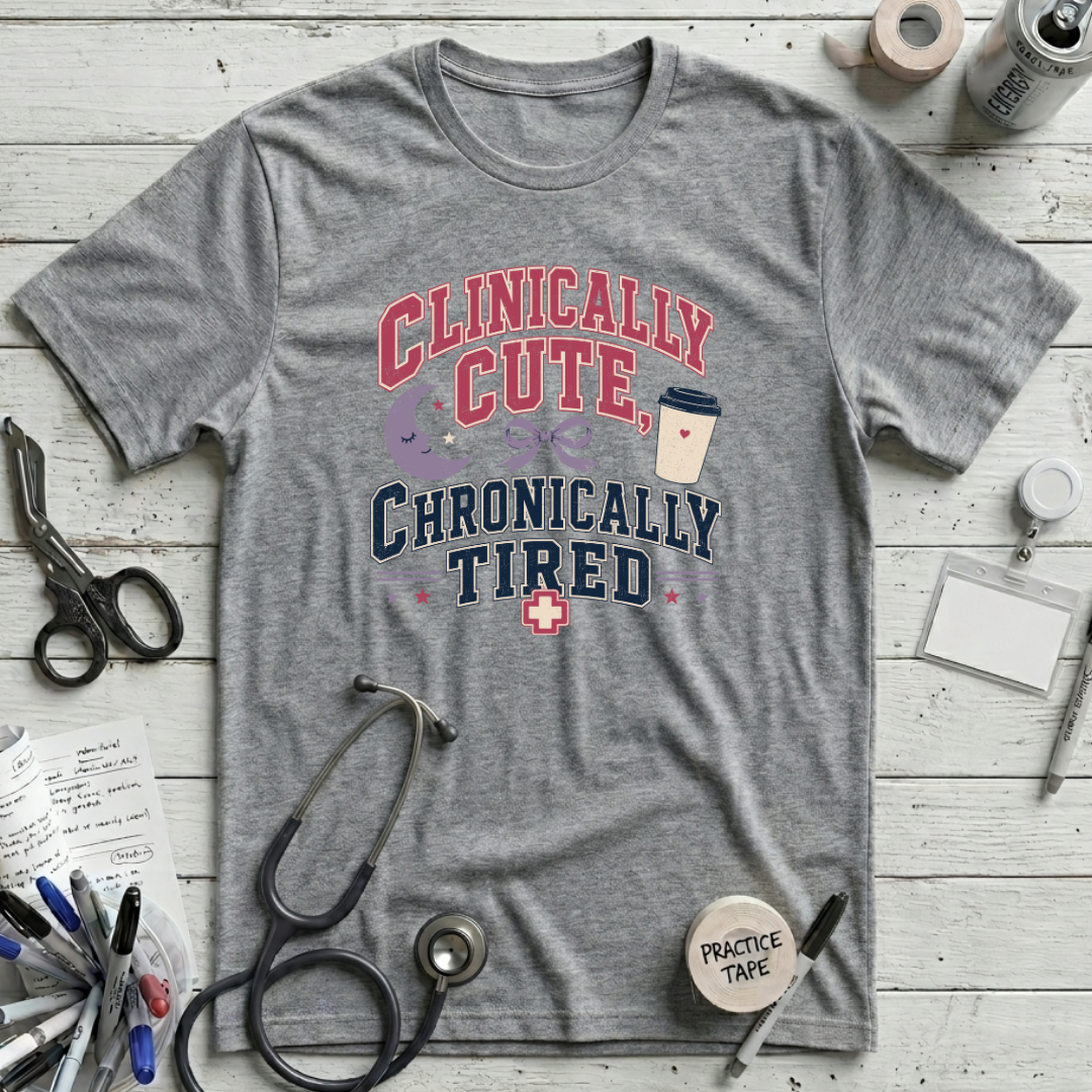 Chronically Tired T-Shirt - Athletic Heather
