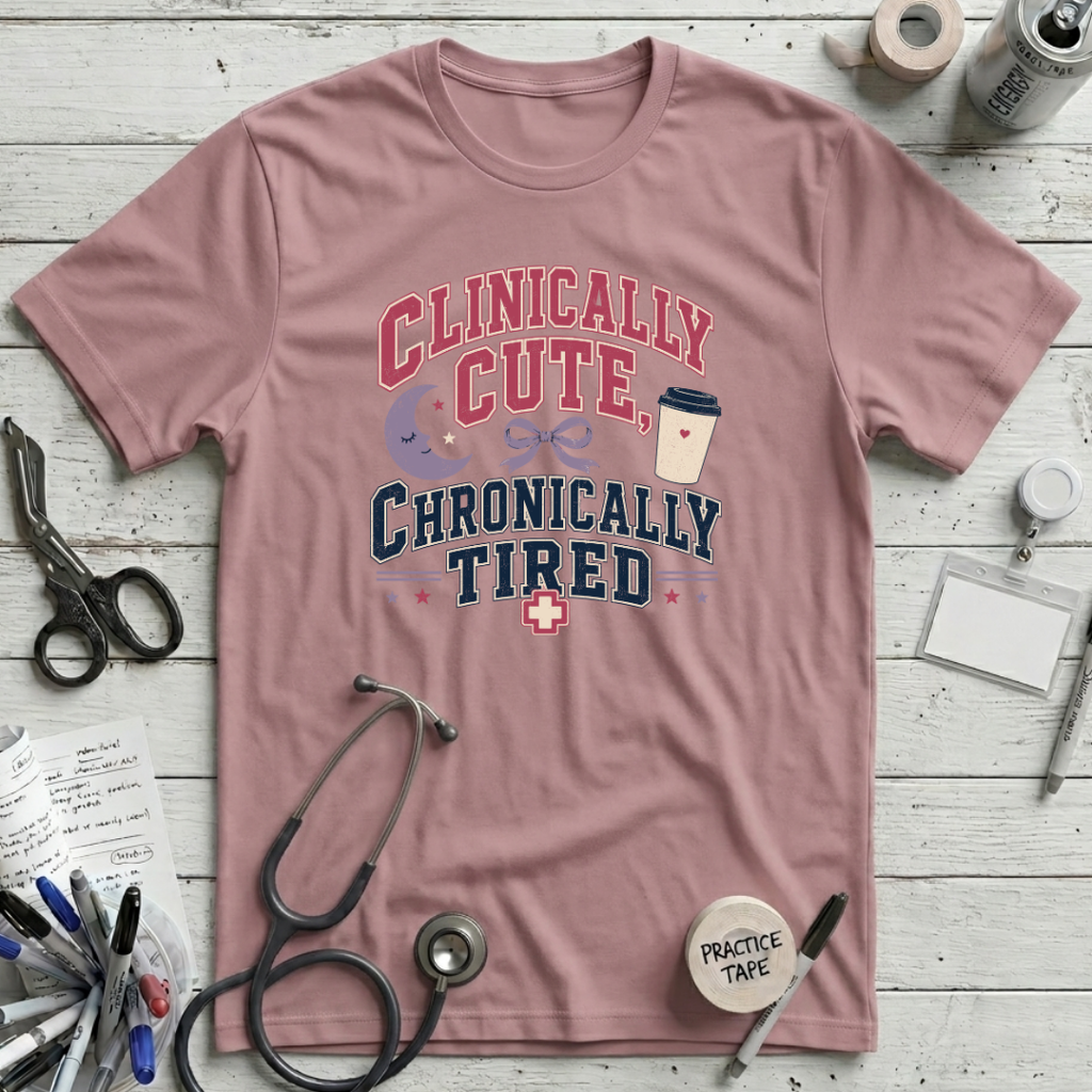 Chronically Tired T-Shirt - Orchid