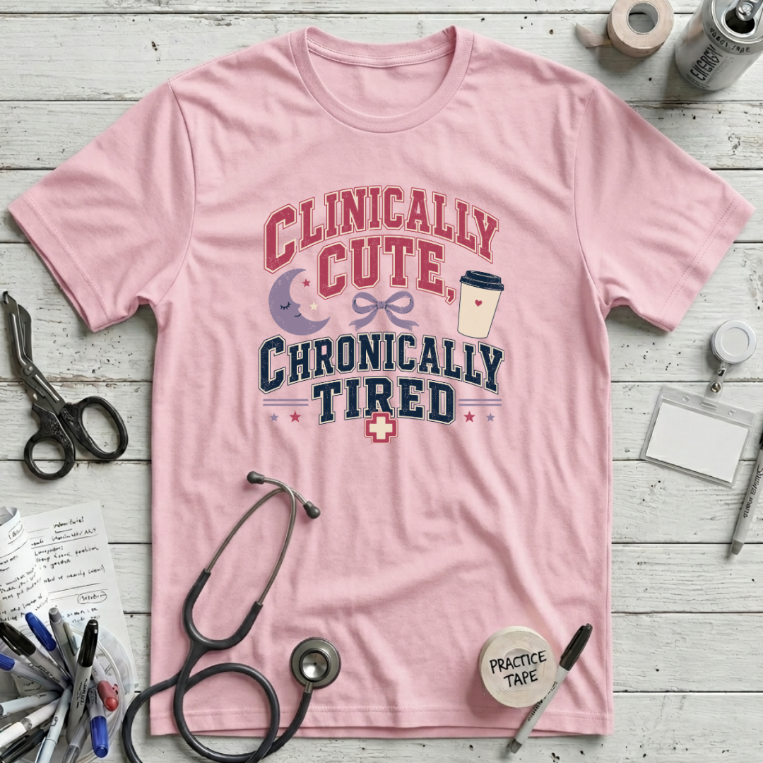 Chronically Tired T-Shirt - Pink