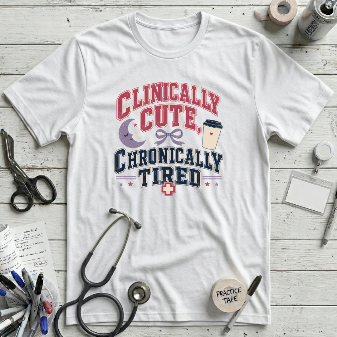 Chronically Tired T-Shirt - White