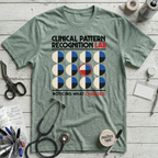 Clinical Pattern Recognition T-Shirt - Heather Dusty Blue