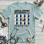 Clinical Pattern Recognition T-Shirt - Heather Ice Blue