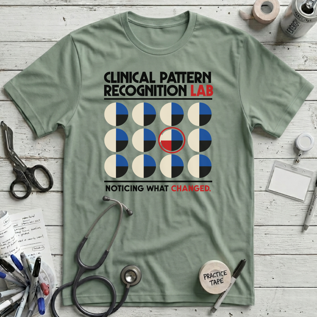 Clinical Pattern Recognition T-Shirt - Sage