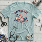 Comfy Shoes - Heather Ice Blue