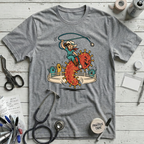 Cowgirl Microbe Rodeo T-Shirt - Athletic Heather