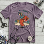 Cowgirl Microbe Rodeo T-Shirt - Heather Purple