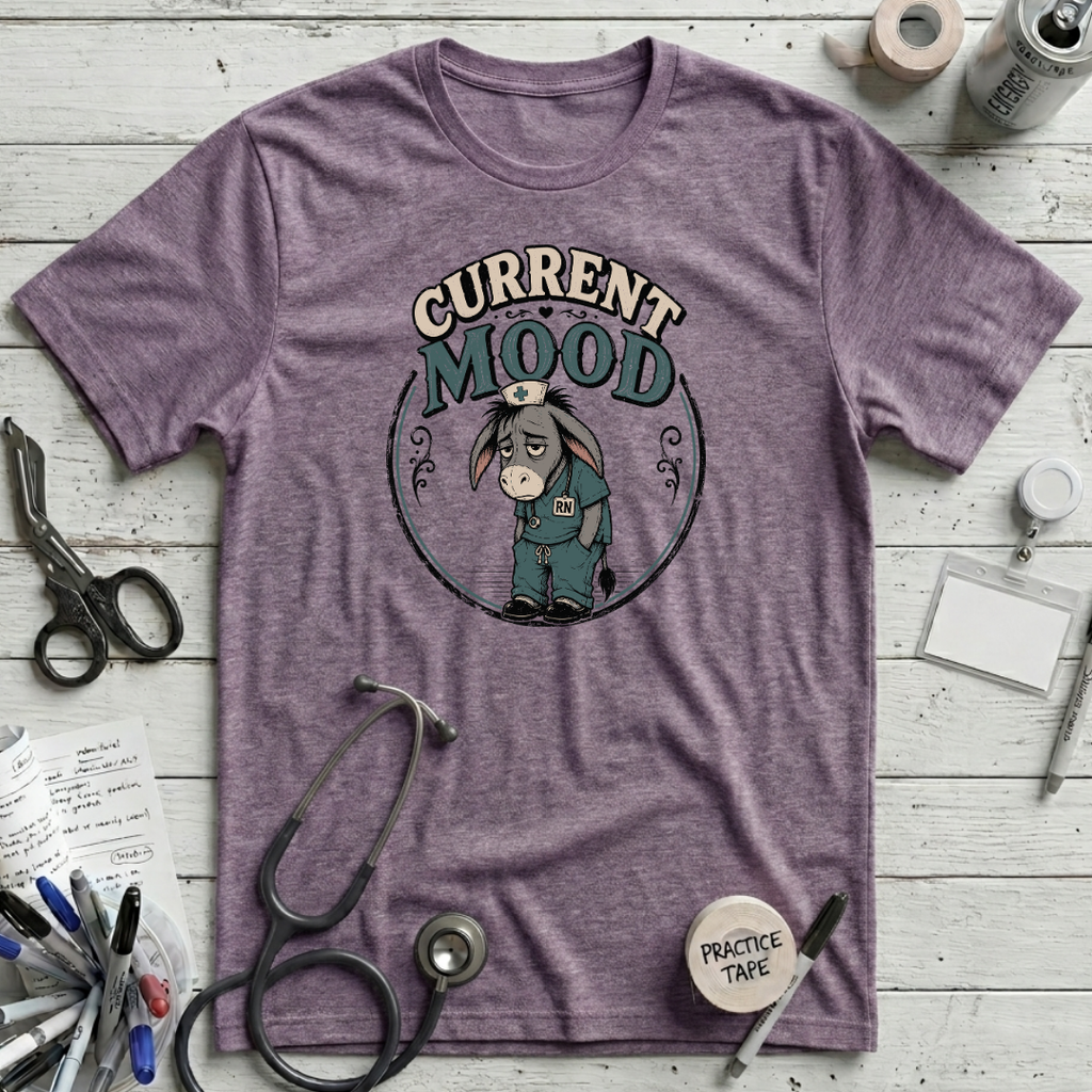 Current Mood T-Shirt - Heather Purple