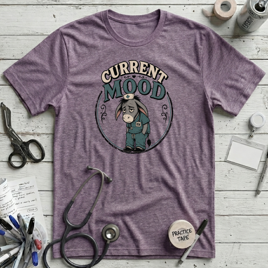 Current Mood T-Shirt - Heather Purple