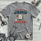 Cute Crisis Manager T-Shirt - Athletic Heather