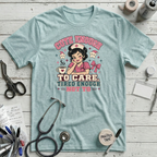 Cute and Tired T-Shirt - Heather Ice Blue