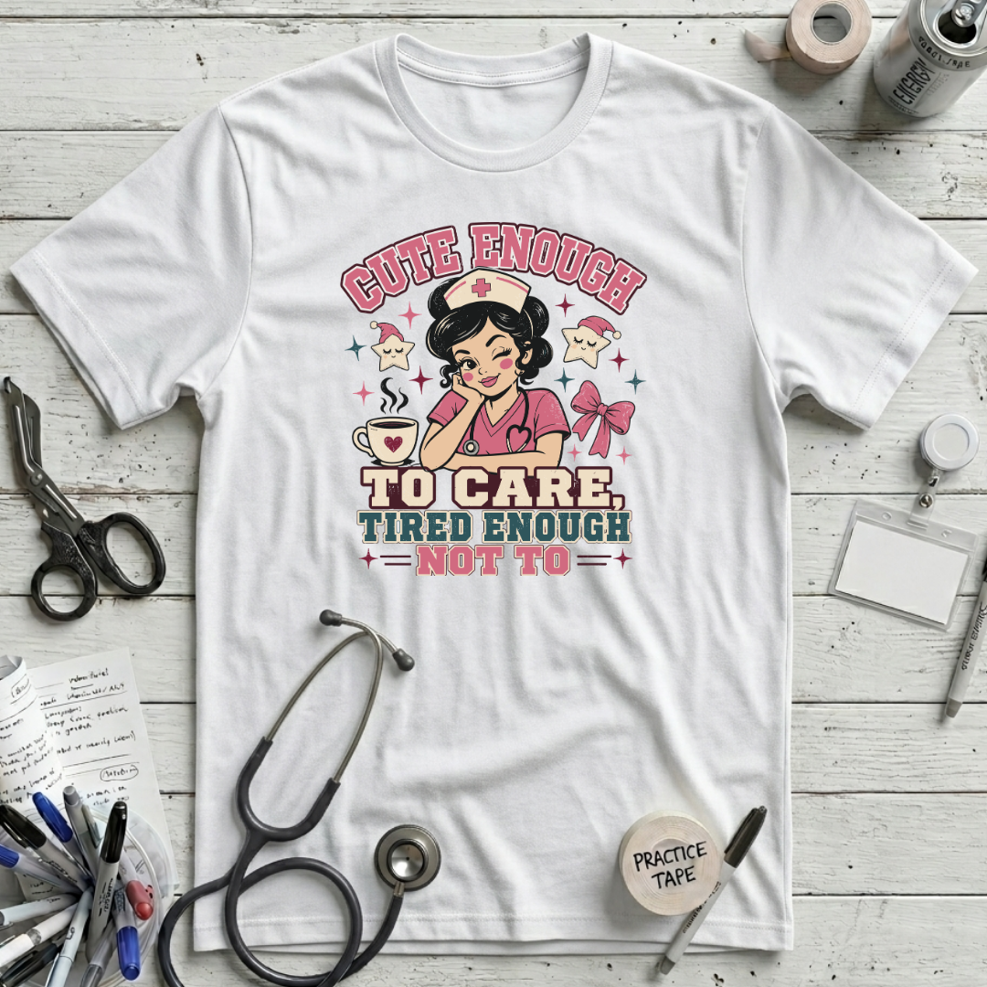 Cute and Tired T-Shirt - White